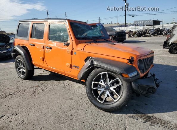 1C4RJXN60SW595359 2025 JEEP WRANGLER Оранжевый Передняя правая четверть