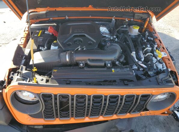 1C4RJXN60SW595359 2025 JEEP WRANGLER Оранжевый Вид подкапотного пространства