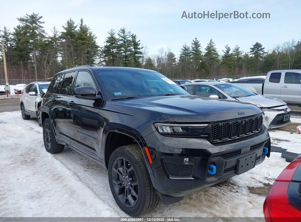 1C4RJYB62P8904643 2023 JEEP GRAND CHEROKEE 4XE Черный Передняя правая четверть