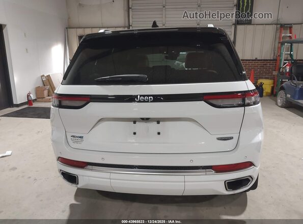 1C4RJYE67N8724924 2022 JEEP GRAND CHEROKEE 4XE White 