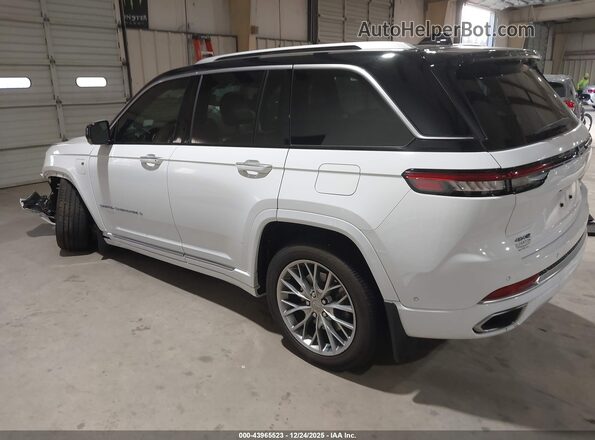 1C4RJYE67N8724924 2022 JEEP GRAND CHEROKEE 4XE White Tył lewy