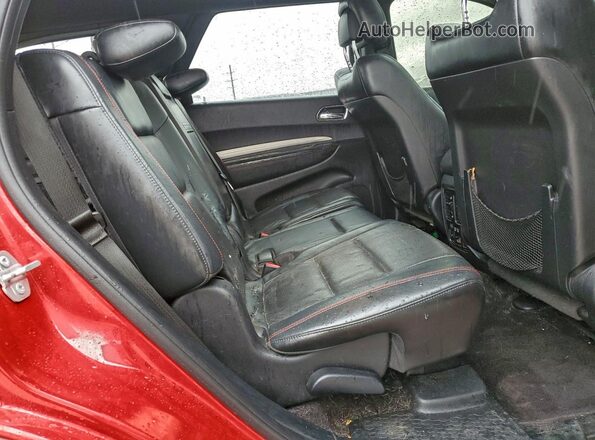 1C4SDHCT5GC502304 2016 DODGE DURANGO Красный Вид задней части салона