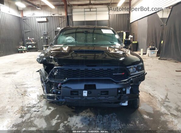 1C4SDJCT0SC558327 2025 DODGE DURANGO Black Вид щитка приладів