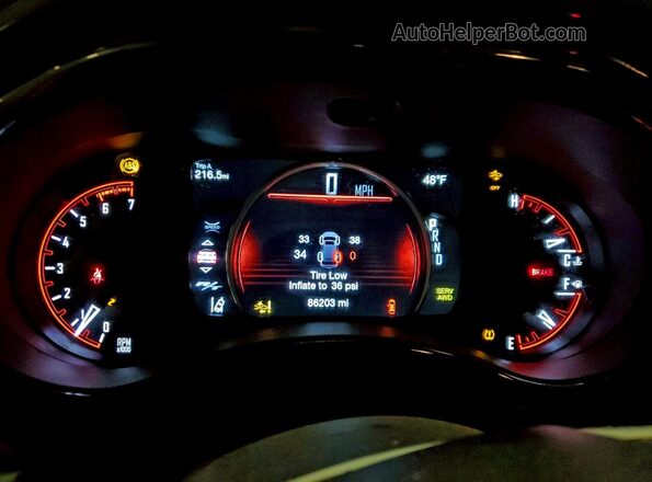 1C4SDJCTXMC521496 2021 DODGE DURANGO Белый Вид щитка приборов