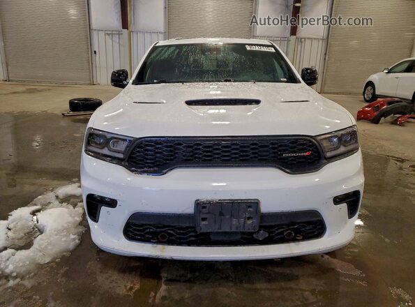 1C4SDJCTXMC521496 2021 DODGE DURANGO Белый Вид спереди