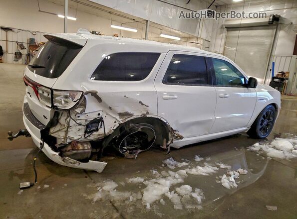 1C4SDJCTXMC521496 2021 DODGE DURANGO Белый Задняя правая четверть