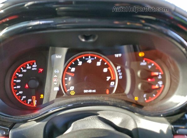 1C4SDJGJ5NC202002 2022 DODGE DURANGO Черный Вид щитка приборов