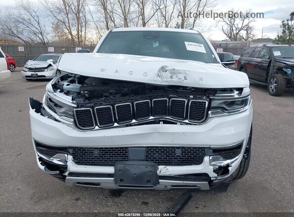 1C4SJSBP0SS520721 2025 JEEP WAGONEER L White Widok zestawu wskaźników