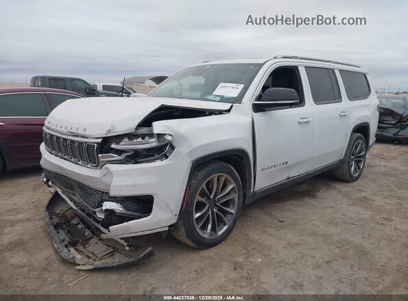 1C4SJSDP9PS502206 2023 JEEP WAGONEER L Белый Передняя левая четверть
