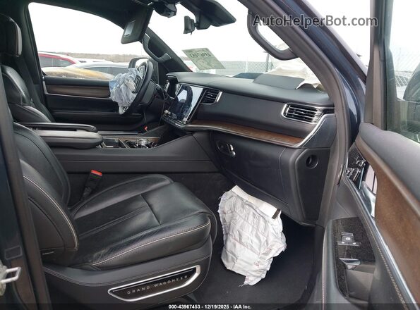 1C4SJSFP4PS578087 2023 JEEP GRAND WAGONEER L Blue Front interior view