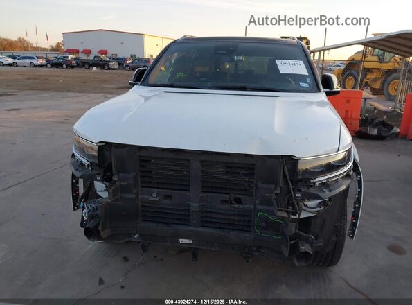 1C4SJSGP2RS182631 2024 JEEP GRAND WAGONEER L White ხელსაწყოთა პანელის ხედი