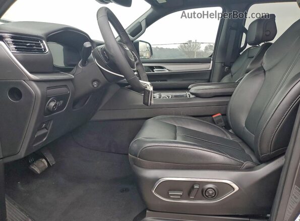 1C4SJVAP4SS505092 2025 JEEP WAGONEER Gray Front interior view