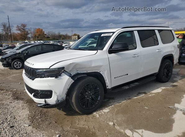 1C4SJVBP6SS532812 2025 JEEP WAGONEER White Vista tres cuartos delantera izquierda