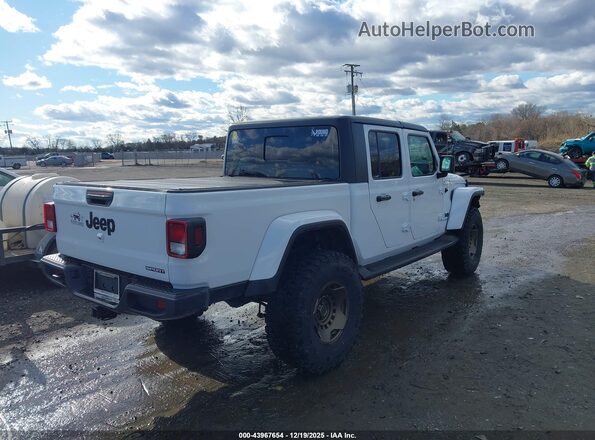 1C6HJTAG0ML597062 2021 JEEP GLADIATOR Белый Задняя правая четверть