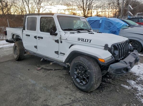 1C6HJTAG1PL561076 2023 JEEP GLADIATOR Белый Передняя правая четверть