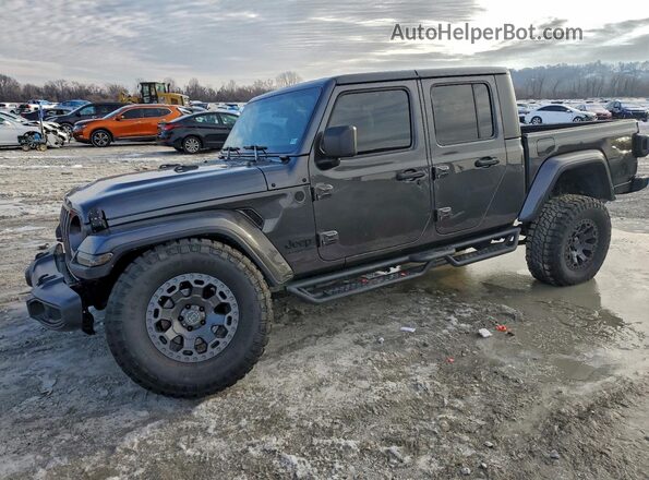 1C6HJTAG2ML513100 2021 JEEP GLADIATOR Серебряный Передняя левая четверть