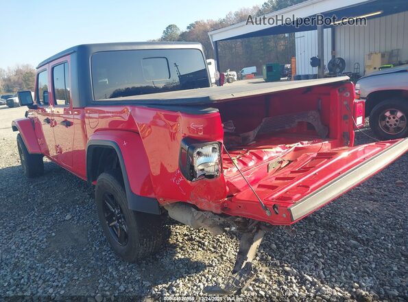 1C6HJTAG4ML551749 2021 JEEP GLADIATOR Красный Задняя левая четверть