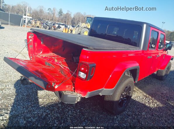 1C6HJTAG4ML551749 2021 JEEP GLADIATOR Красный Задняя правая четверть