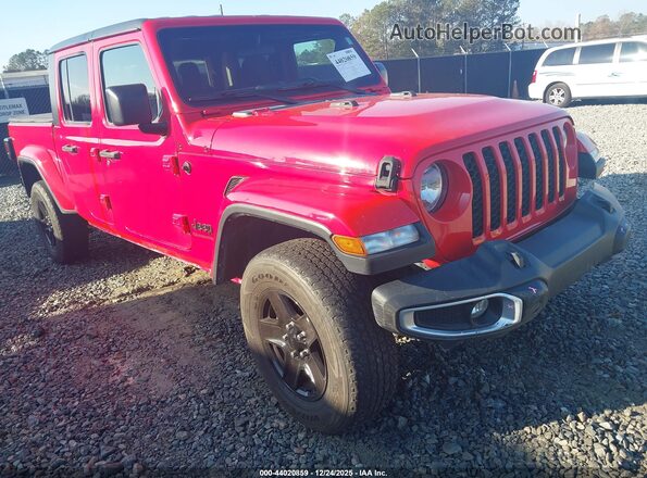 1C6HJTAG4ML551749 2021 JEEP GLADIATOR Красный Передняя правая четверть