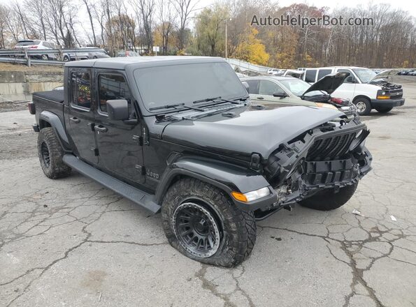1C6HJTAG6ML513584 2021 JEEP GLADIATOR Черный Передняя правая четверть