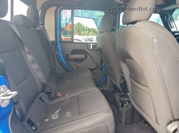 1C6HJTAGXPL504066 2023 JEEP GLADIATOR Blue Vista de los asientos traseros