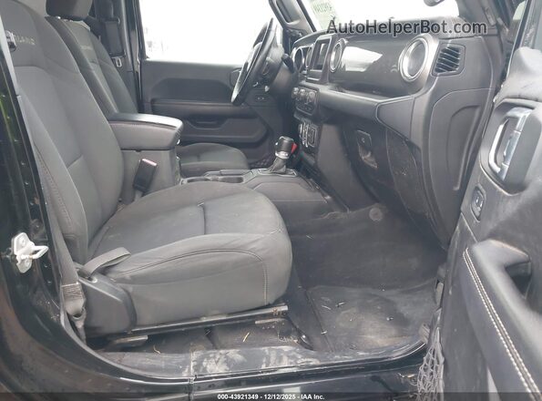 1C6HJTFG4ML546222 2021 JEEP GLADIATOR Черный Вид салона спереди