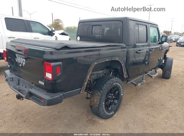 1C6HJTFG4ML546222 2021 JEEP GLADIATOR Черный Вид щитка приборов