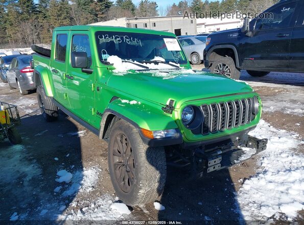 1C6PJTAG0SL511466 2025 JEEP GLADIATOR Зеленый Передняя правая четверть
