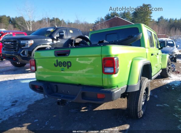 1C6PJTAG0SL511466 2025 JEEP GLADIATOR Зеленый Задняя правая четверть