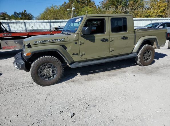 1C6PJTAG6SL527803 2025 JEEP GLADIATOR Зеленый Передняя левая четверть