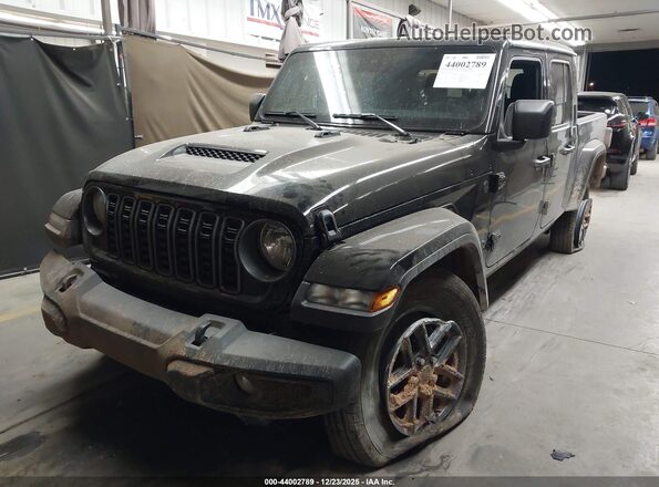 1C6PJTAG9SL544224 2025 JEEP GLADIATOR Черный Передняя левая четверть