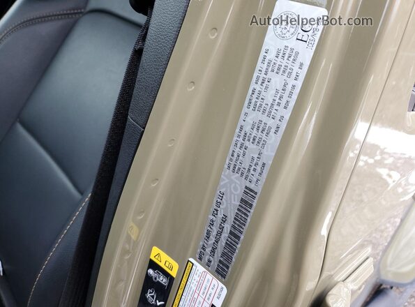 1C6RJTAG3SL521434 2025 JEEP GLADIATOR Желто-коричневый Вид наклейки с VIN-кодом