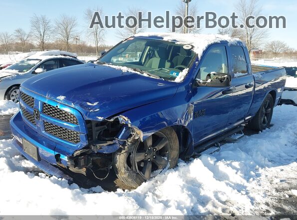 1C6RR7FG6JS235347 2018 RAM 1500 Blue წინა მარცხენა ხედი სამი მეოთხედიდან
