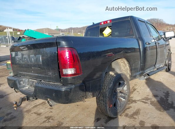 1C6RR7HT5JS116764 2018 RAM 1500 Черный Задняя правая четверть