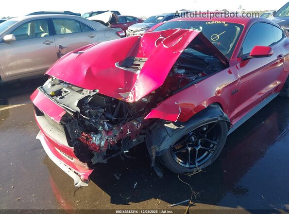 1FA6P8CF2L5174640 2020 FORD MUSTANG Maroon Դիմացի տեսք