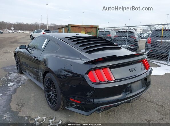 1FA6P8CF9H5338635 2017 FORD MUSTANG Black Tył lewy