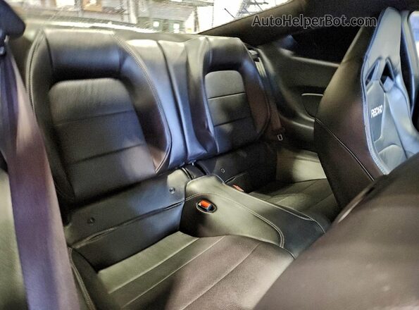 1FA6P8R00N5554923 2022 FORD MUSTANG Black Rear seats view