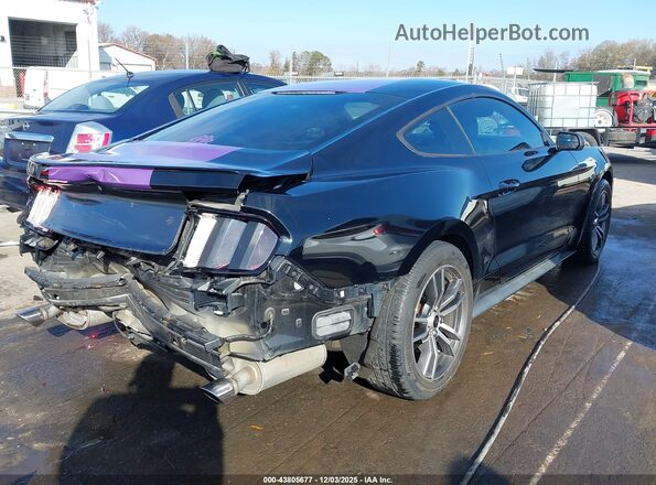 1FA6P8TH2H5221139 2017 FORD MUSTANG Черный Задняя правая четверть