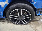 2019 Ford Mustang Синий vin: 1FA6P8TH3K5146684 Damage: Left Rear Tire, Cut, Replacement Required
