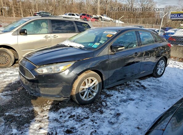 1FADP3F20GL396808 2016 FORD FOCUS Черный Передняя левая четверть