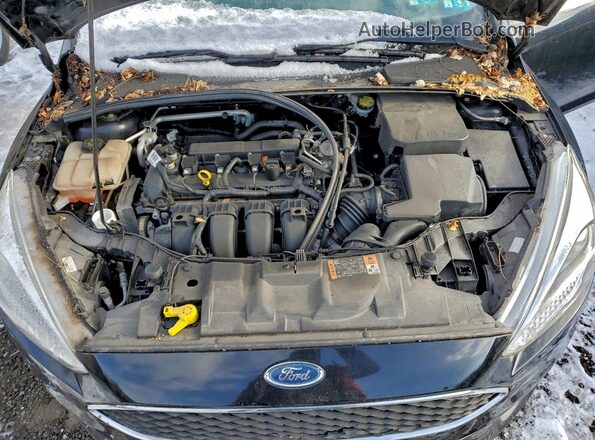 1FADP3F20GL396808 2016 FORD FOCUS Черный Вид задней части салона