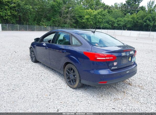 1FADP3F23GL368811 2016 FORD FOCUS Синий Задняя левая четверть