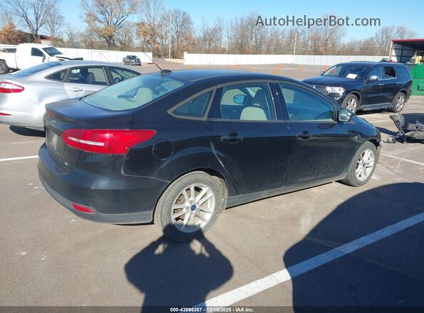1FADP3F23JL252709 2018 FORD FOCUS Черный Задняя правая четверть