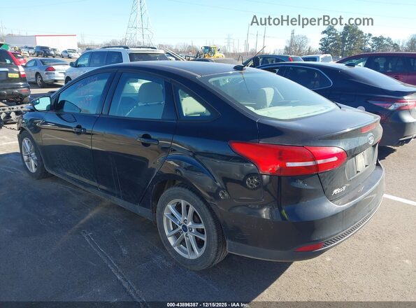 1FADP3F23JL252709 2018 FORD FOCUS Черный Задняя левая четверть