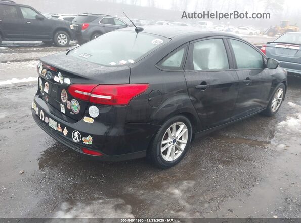 1FADP3F25GL384959 2016 FORD FOCUS Black Trasero derecho