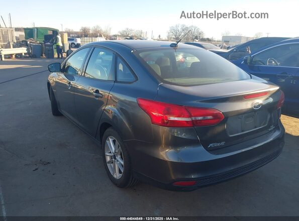 1FADP3F26GL365272 2016 FORD FOCUS Gray Rear left