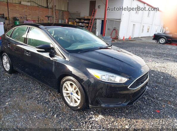 1FADP3F26HL262273 2017 FORD FOCUS Черный Передняя правая четверть