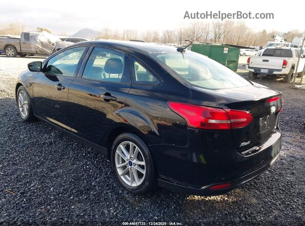 1FADP3F26HL262273 2017 FORD FOCUS Черный Задняя левая четверть