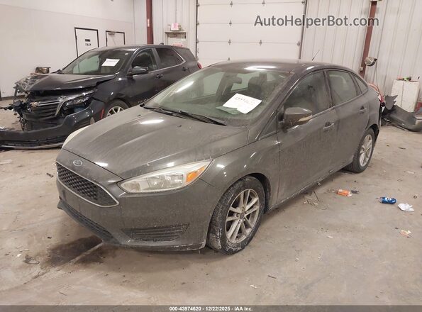 1FADP3F27HL296772 2017 FORD FOCUS Gray წინა მარცხენა ხედი სამი მეოთხედიდან