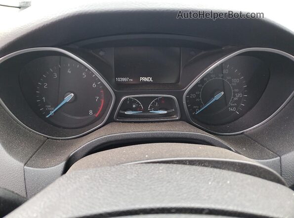 1FADP3K22GL205721 2016 FORD FOCUS Black Instrument cluster view